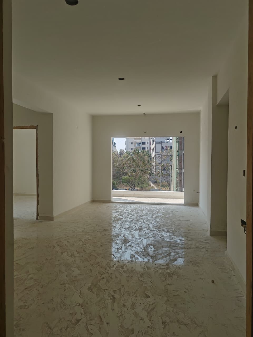 Master bedroom with windows